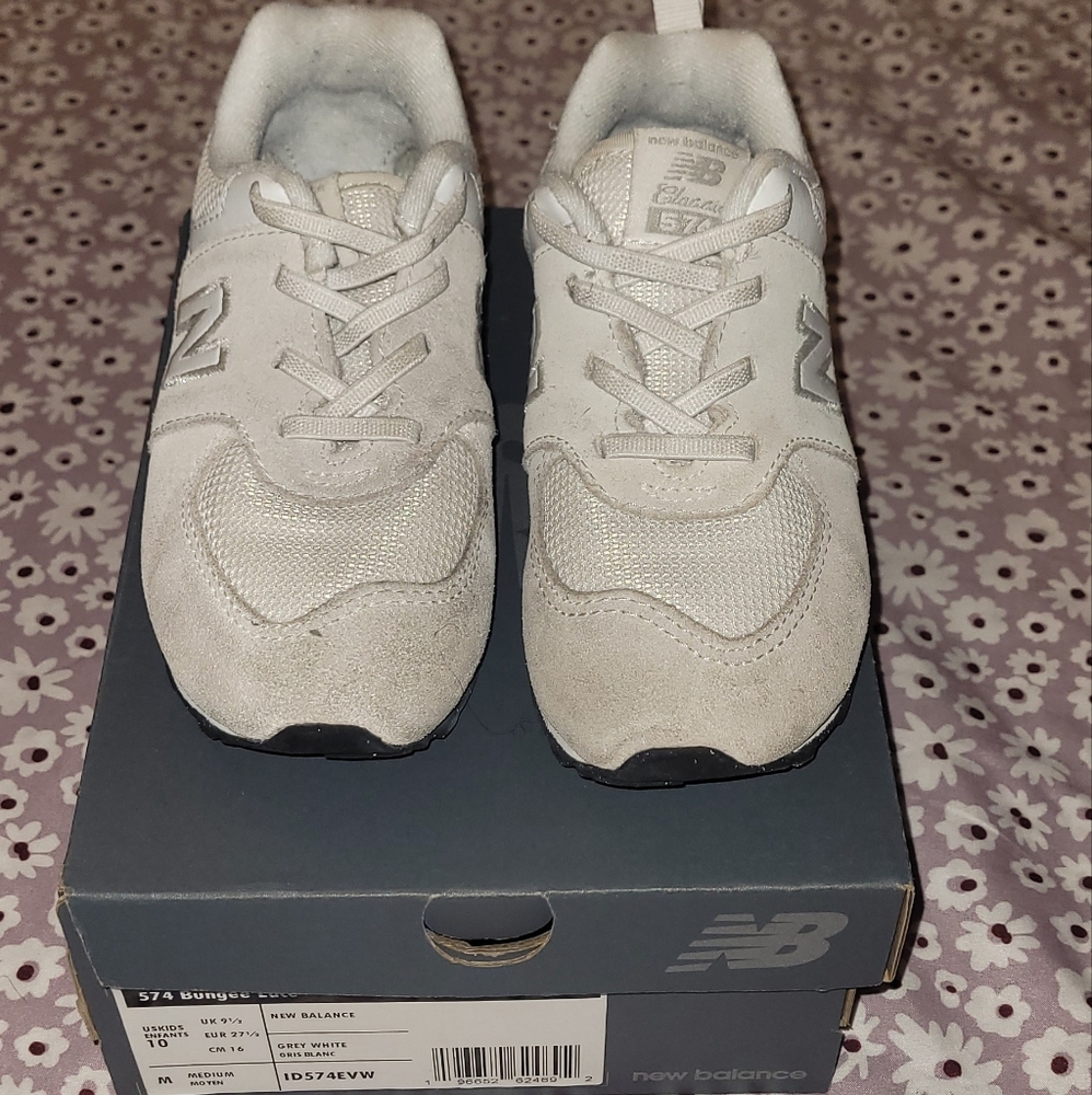 New Balance Kids' White Sneakers